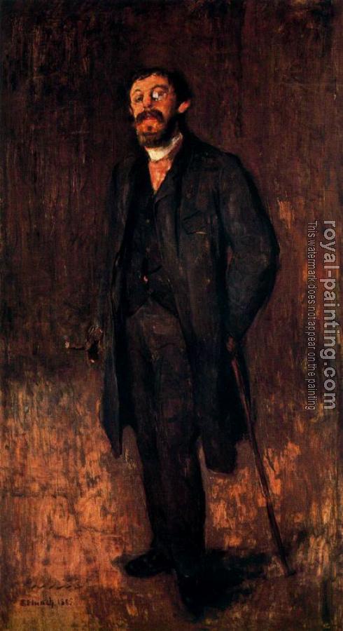Edvard Munch : Portrait of the Painter Jensen Hjell